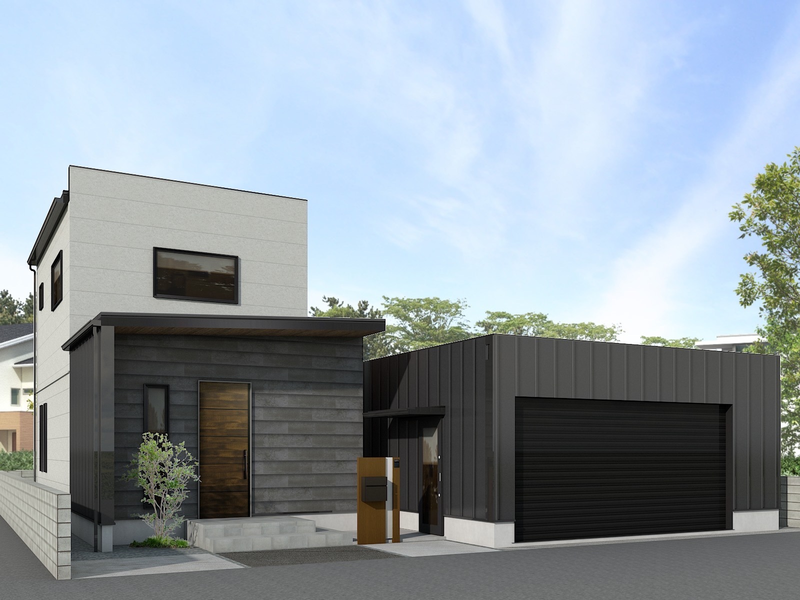 倉庫で外収納も万全 | 香川の注文住宅ならエムアールプラス